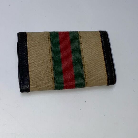 AUTHENTIC GUCCI Web Key Wallet - Picture 2 of 7